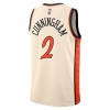 Camiseta Hombre NBA Detroit Pistons Cade Cunningham 2024-25 Nike City Edition Blanco Swingman